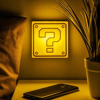 Paladone - Super Mario - Question Block Night Light - Lampe