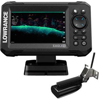 Plotter Lowrance Eagle, 5" + SplitShot-ekkolodstransducer (CHIRP, DownScan, &amp; fast frekvens)