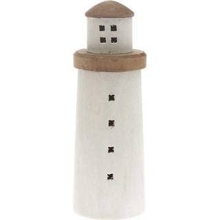 Leuchtturm weiß Holz
