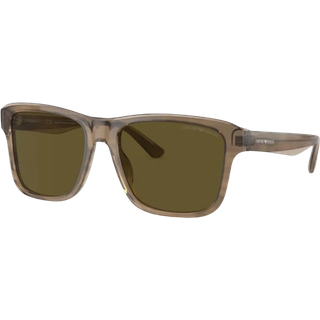 Emporio Armani Mand EA4208 605573 Solbriller Acetat Grøn Brun Pillow Normal