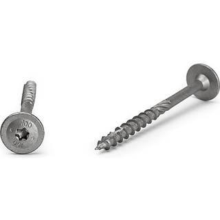 Arvid Nilsson Træskrue med skivehoved og skærespids, WAF-C3 8x180 mm, T40, 50 st