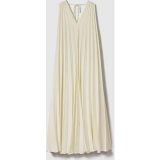 Reiss Loreli Plisseret Cape Sleeve Midi Kjole38