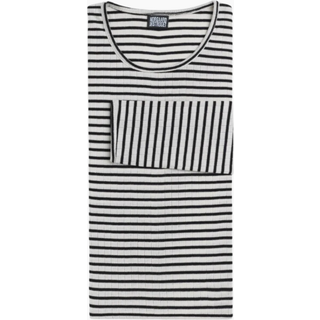 101 NPS Stripes - Ecru/Black - Nørgaard på Strøget - Stribet One Size