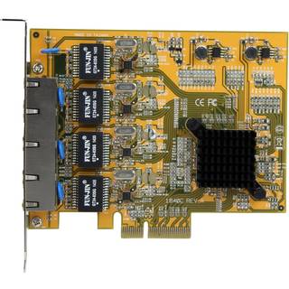 StarTech.com 4-Port PCIe Gigabit Network Adapter Card