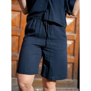 Selected Femme - Blå - Slfviva Mw Shorts Noos - EU 40