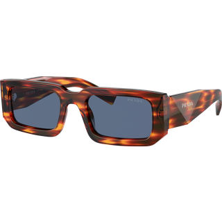 Prada Mand PR 06YS 17R06A Solbriller Acetat Brun Blå Firkantet Normal