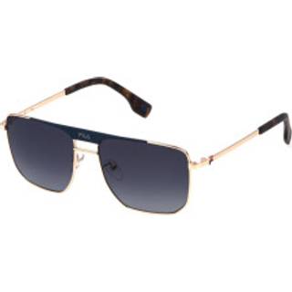 Fila SFI728 309Y 57 Solbriller Mænd Guld - Blue - 57mm