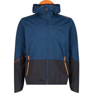 CMP Jacket Fix Hood Poly Pongee Softshelljakke Herrer størrelse 50 farve blå