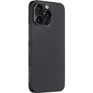 iPhone 15 Pro Max Tactical MagForce Cover - Karbonfiber / Sort