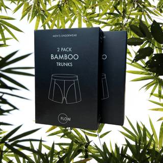 FLOW Bambus boxershorts/trunks 2 Pack Small