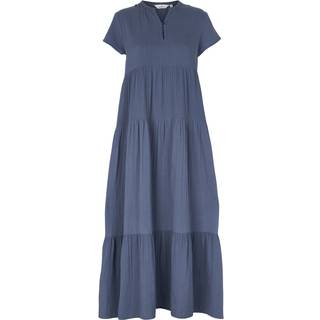 Ember Layered Dress - Vintage Indigo M - 100% Cotton (Organic GOTS) - Kjoler
