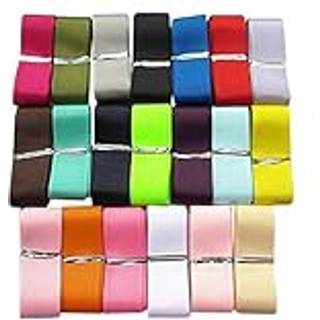 Chenkou Craft Assortered af 20 yards Grosgrain-b?nd I alt 20 farver blandes partier bulk (1 """" (25 mm) flerfarvet)