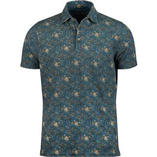 Stenströms Blå poloskjorte med paisleymønster | Herre |Poloer & T-shirts | Størrelse: 3XL | Blå | Print / Patterned | Kort Ærme