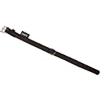 Læderhalsbånd SOUTH - XS: 27 cm (20-25 cm) - 12/14 mm - Sort