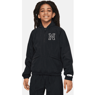 Nike 1/2-Zip Hoody Boys - Black, Size S - black