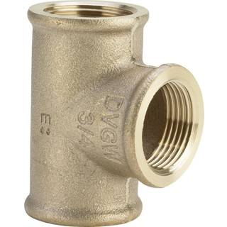 Viega T-stykke 3/4" x 3/4" x 1/2" rødgods