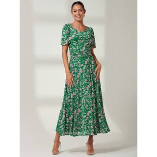 Jolie Moi Jolie Moi Paityn Angel Sleeve Mesh Maxikjole - 40