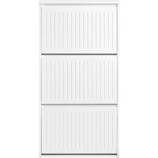 SoBuy Skoskab med hylder og skuffer i hvidt design