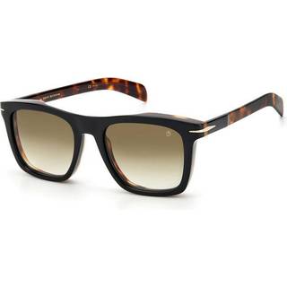 DAVID BECKHAM Mand DB 7000/S XWY/9K Solbriller Plast Havana/Sort Brun Firkantet Skygge
