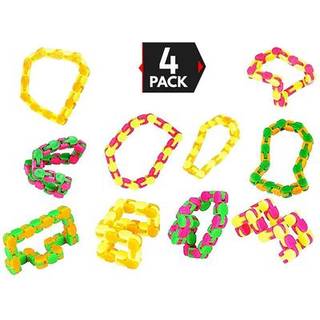 Big Mo's Toys Fidget Toy - Angst og stressreliever leget?j til b?rn med autisme og ADHD - 4 stykker