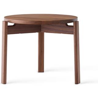 Audo Copenhagen Passage Lounge Table Walnut Ø90