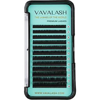Eyelash Extensions 0,07 cc Curl 9mm Lash Extensions leverer individuelle vipper Premium Silk Volume & Classic Lash Soft Matte Dark Professional E