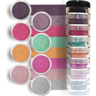 Giselle Cosmetics Loose Mineral Eyeshadow and Contouring Palette - Lolly Pop Candy 8 Shade Set