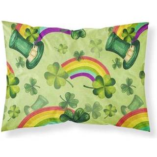 """" Caroline's Treasures Watercolor St Patrick's Day Lucky Leprechan Pillowcase Standard multicolor """"
