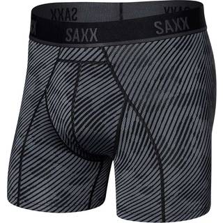 Saxx Kinetic Light-Compression Mesh Boxer Brief Syntetisk undertøj Herrer størrelse S farve sort/blå