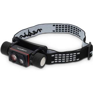 Nedis LED forlygte, batteridrevet/USB strøm, 1000lm