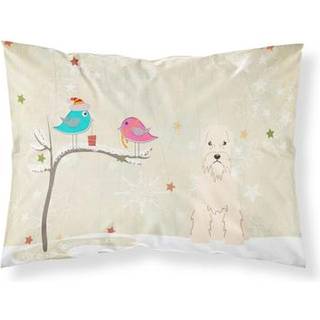 Caroline's Treasures Christmas præsenterer venner Soft Coated Wheaten Terrier Stof Standard Pillowcase BB2533Pillowcase