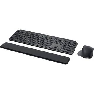 Logitech MX Keys Combo for Business | Gen 2 - keyboard and mouse set - QWERTZ - Swiss - graphite - Tastatur & Mus sæt - Schweizisk - Sort