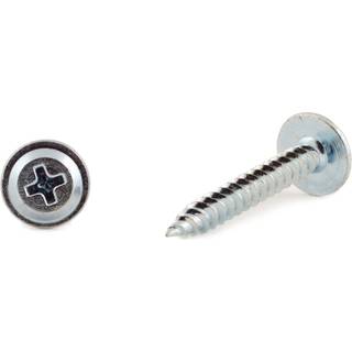 Arvid Nilsson Monteringsskrue kombi, træ-/stållægte, FZB 4,2x45 mm, H2, 100 st, hink, vit