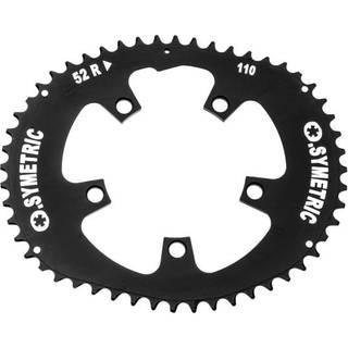 Drev Osymetric Ø110 mm BCD 10/11-Speed Oval Alu 52T sort