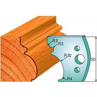 CMT Profilknive sæt 50mm nr. 501  - 690.501