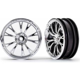 Traxxas - TRX9472R - Drag Racing Forfælge, Weld chrome (front) (2)