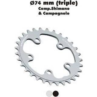Drev Stronglight Ø74 mm BCD 3x9/10-Speed Alu 34T Sølv