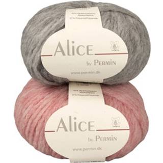 Permin Alice 42 Brun Indhold: 63% Alpaka, 37% Polyamid Vægt/længde: 50 g = ca. 150 meter Anbefalede pinde: 8,00 mm Strikkefasthed: 10 x 10 cm = 15-16 masker x 20-22 rækker Vaskes i hånden/ tåler ikke tørretumbling, tørres fladt.