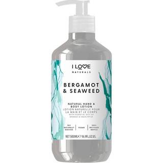 I Love Naturals Bergamot & Seaweed Naturlig håndcreme 500 ml - 500 ml