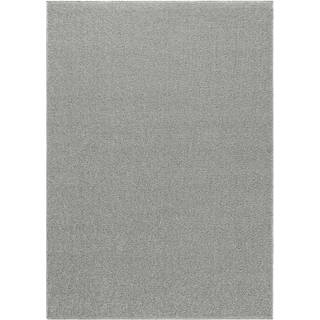 Ata Kortluvet tæppe Ensfarvet - Creme - 280x370