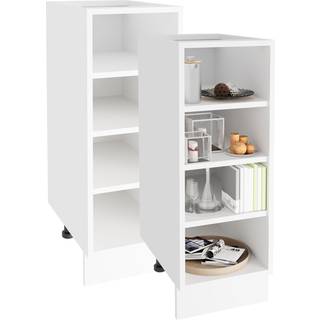 Esilo underskab køkken 30 cm 4 hylder hvid.
