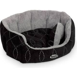 Komfort bed oval CENO - 86 x 70 x 24 cm - Sort