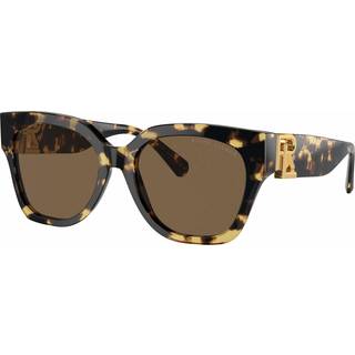 Ralph Lauren Kvinde RL8221 THE OVERSZED RICKY 500473 Solbriller Acetat Brun Brun Sommerfugl Normal