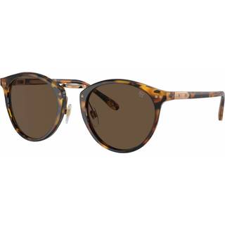 Ralph Lauren Mand RL8223 THE QUINCY 513453 Solbriller Acetat Skildpadde Brun Pantos Normal