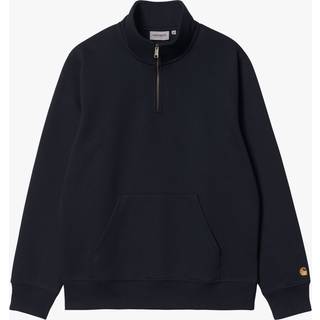 Chase Neck Zip Sweatshirt, Dark Navy/Gold, XL
