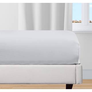 100% organisk bomuldskonge monteret ark k?ling percale v?vet letv?gt t?t-fit spr?d dyb lomme king monteret ark all-round elastic (lysegr?)