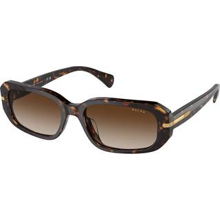 Ralph Lauren Kvinde RA5311U 500313 Solbriller Acetat Skildpadde Brun Rund Normal Skygge