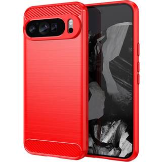 EIDERWOOD Google Pixel 9 Pro XL Brushed Carbon Cover - Rød
