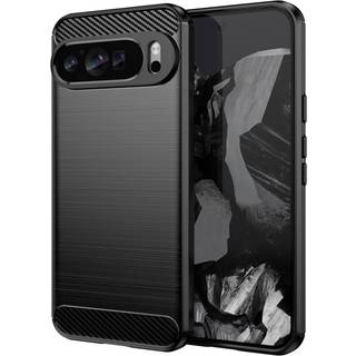 EIDERWOOD Google Pixel 9 Pro XL Brushed Carbon Bagside Cover - Sort