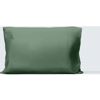 Silky Bamboo Pillowcase, Olive Green - 1 stk / 80x80 cm
